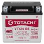 Автомобильный аккумулятор TOTACHI MOTO YTX14-BS 14А/ч-12V ст EN180 болт прямая 150x87x148